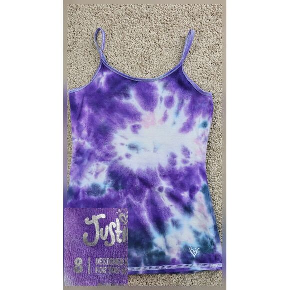 Justice Collection of Various Tops Flannel Hoodie T-Shirts Girls Size 8 - Picture 4 of 13